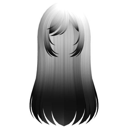 🤍 cute long flowy angelic hair in ghost white Roblox item