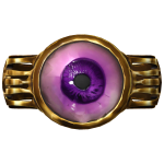 (CODE= 5529 ) Realistic Eye 24k Gold Crown