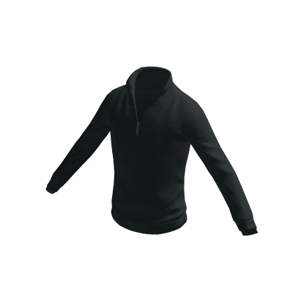 Charcoal Quarter-Zip Sweater