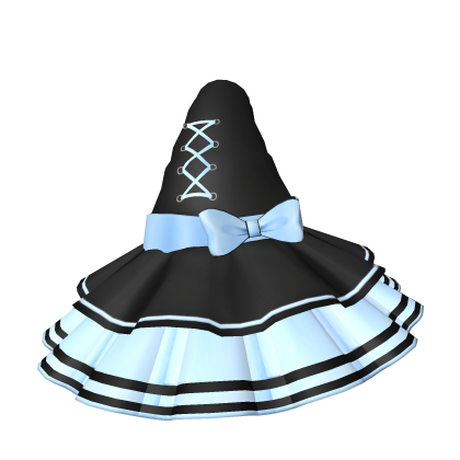 Halloween Witch Hat in Pastel Blue