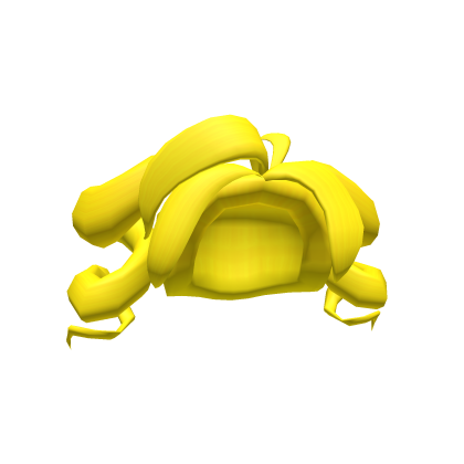 Yellow Curled Twintails V2 Roblox item