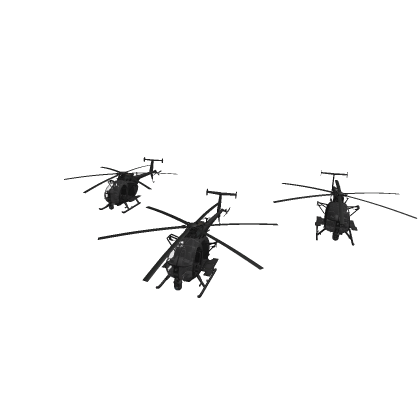 MH-6 Littlebird Animatable Rig