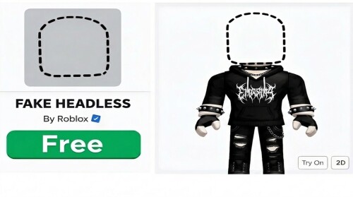[✅]Emo Headless Korblox UGC