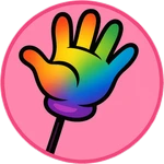 Rainbow Slap Glove(perm)
