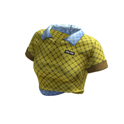 ☆ classy yellow plaid shirt thumbnail