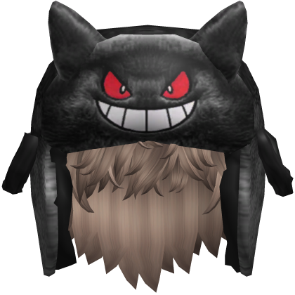 Black Monster Ushanka w/ Hair