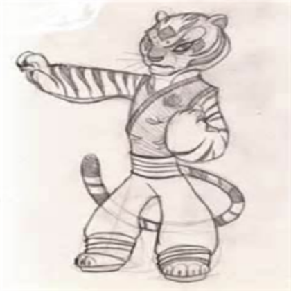 Tigress drawing Roblox decal