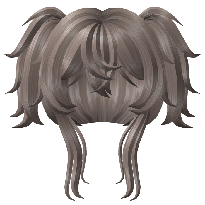 anime cutecore girl brown 2 pigtails 