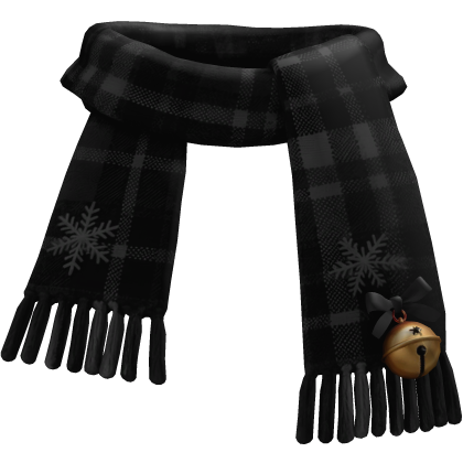 Black Christmas Plaid Scarf 3.0 Roblox item