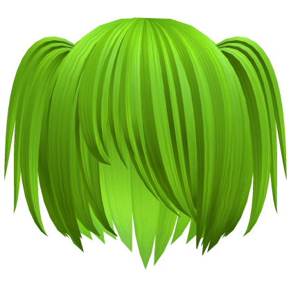 ノ_< green shy messy scene bob 
