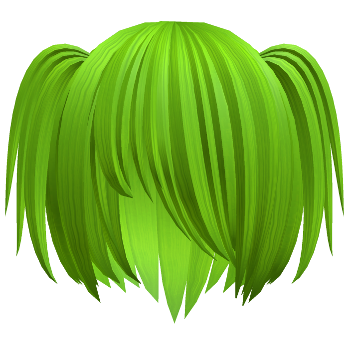 ノ_< green shy messy scene bob 
