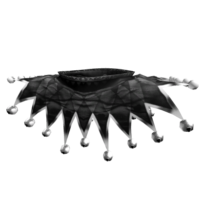 Circus Jesters Capelet Black With Silver