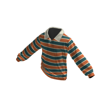 Polo long sleveed orange
