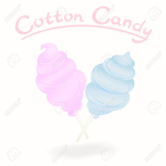 Cotton candy woodland