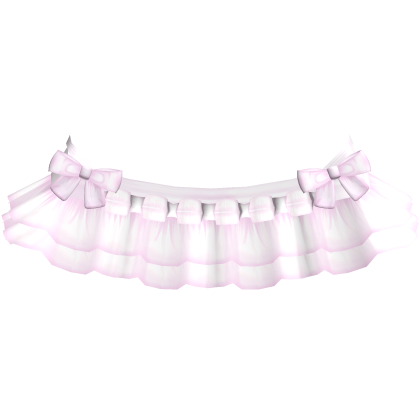 ♡ : cute ruffle maid skirt in pink
