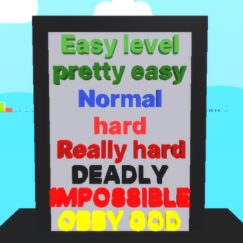 (New) Hyronlx Difficulty chart obby!