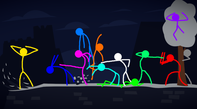 Stick Fight: Roblox Edition 12 Player Mode screenshot 2