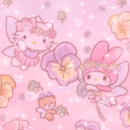 Sanrio Fairy My melody and Hello kitty Roblox decal