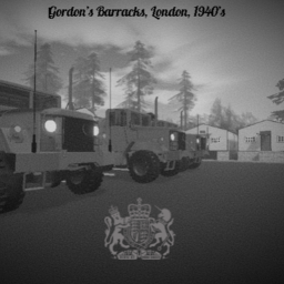 Gordon's Barracks, London, 1940's