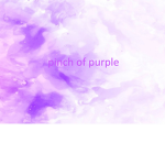 pinch of purple