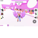 The cotton candy girl