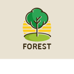Forest on fire