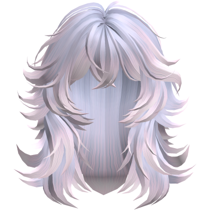 Messy Grunge Layered Anime Wolf Cut in Soft Purple Roblox item
