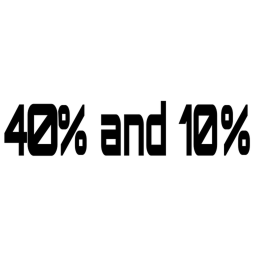 40% And 10%