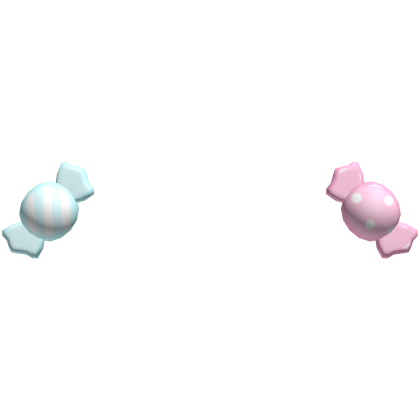 ꒰ pink and blue candy bobbles 🍬 ꒱