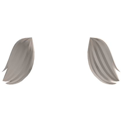 ♡ : medium blonde kitty hair ear tufts extension Roblox item
