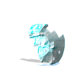 The Ice Cube Chomik Located Under a Freezer