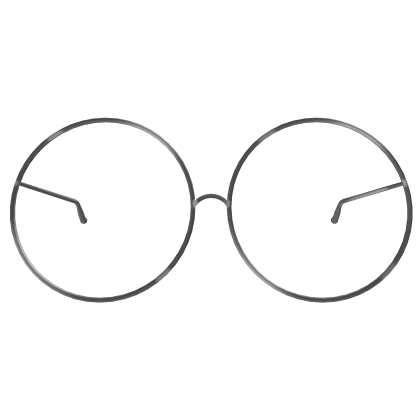 Low Silver Circle Glasses