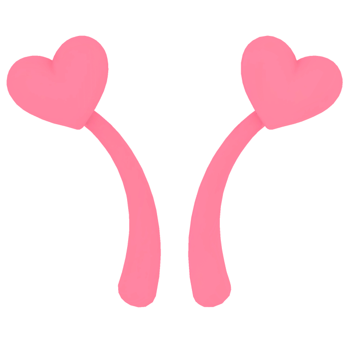 Pink Heart Atenna
