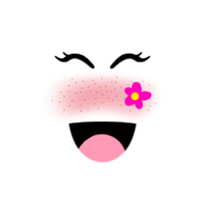 face pink flower // iispxrkles Roblox decal