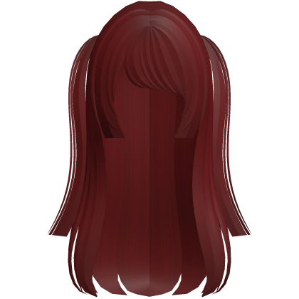 emo moe hime long hair w side ponies red