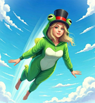 Mytsical pond- the land of frogies