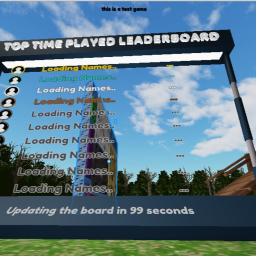 a test game