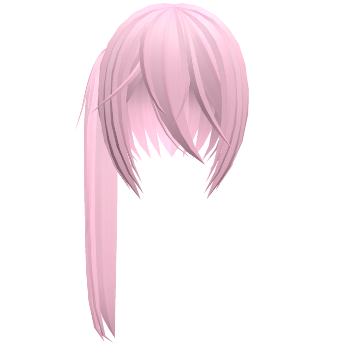 Cute Straight Grunge Pigtail in Pink
