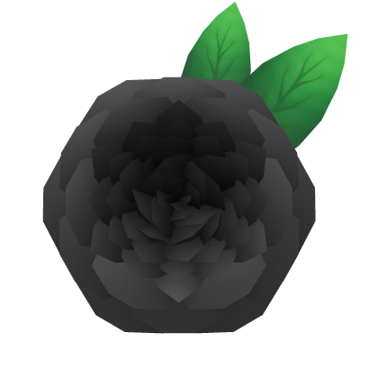 Black Camellia Rose Hair Pin Roblox item