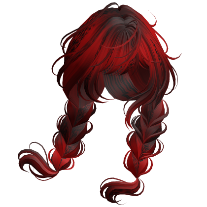 Half N' Half Wispy Windy Braids Red Cheetah