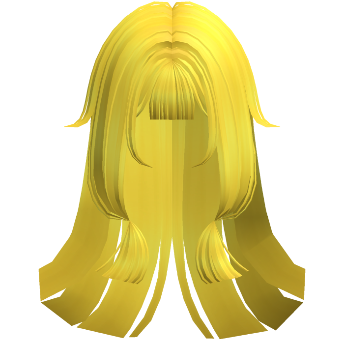 Soft Anime Straight Hime Hair (Yellow)