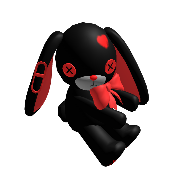 Cuddle Bunny Black and Red (For Korblox)