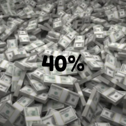 40%