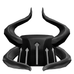 Black Horned Juggernaut Helmet