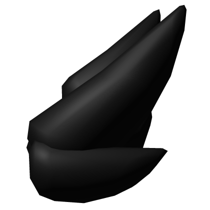 Black Cat Cheeks Hair Fluff (Left) Roblox item