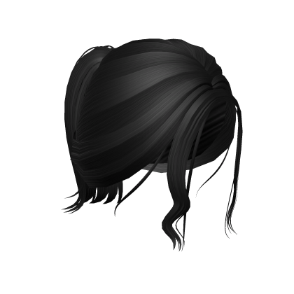 Black Cheap Y2K Pretty Ponytail  Roblox item