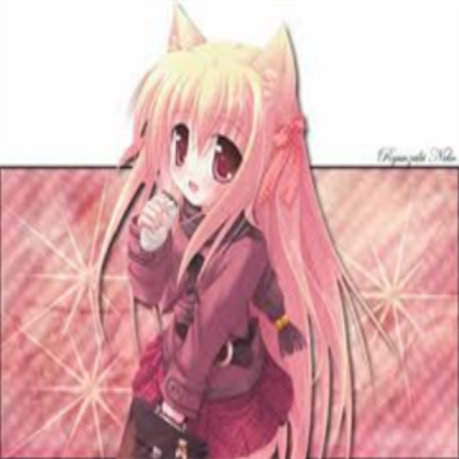 Neko With Pink Hair Roblox decal
