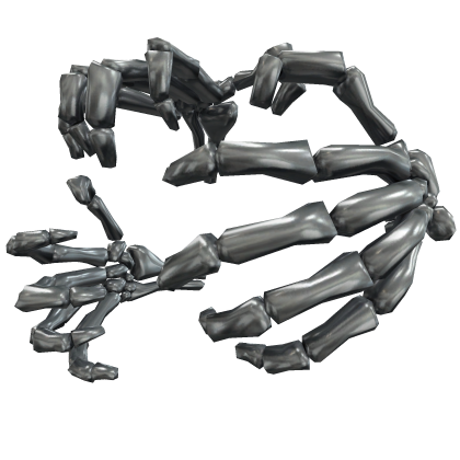 Chrome Skelehands See No Evil (GRAYSCALE)