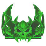{Glow} Crown of The Lucky Green Skull
