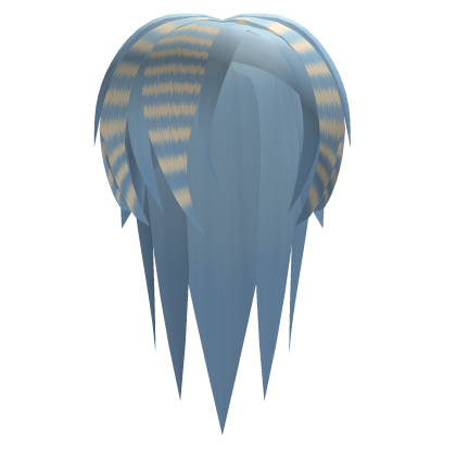 blue Vkei Scene Hair /w Blond Racoon Tails Roblox item